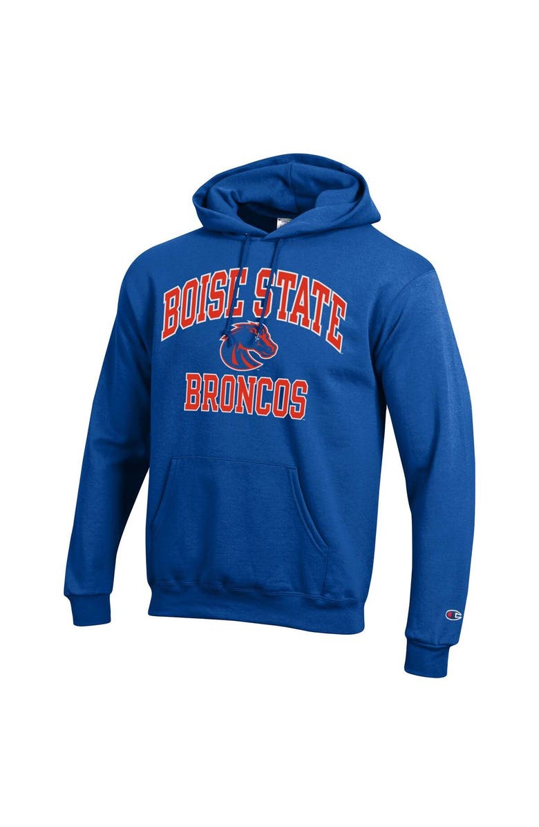 Champion Men's Champion Royal Boise State Broncos High Motor Pullover Hoodie, Alternate, color,