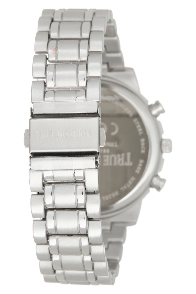 Chronograph Bracelet Watch, 44mm, Alternate, color, SILVER