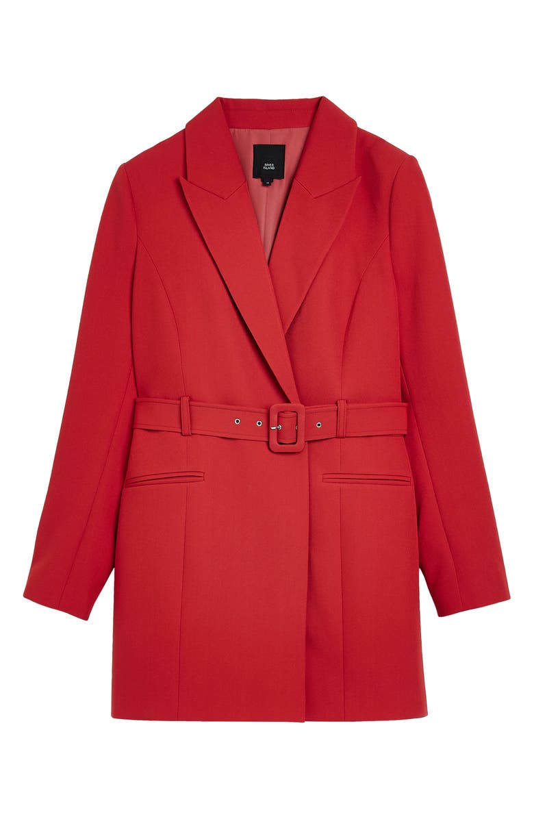 River Island Belted Double Breasted Blazer Dress, Alternate, color, 