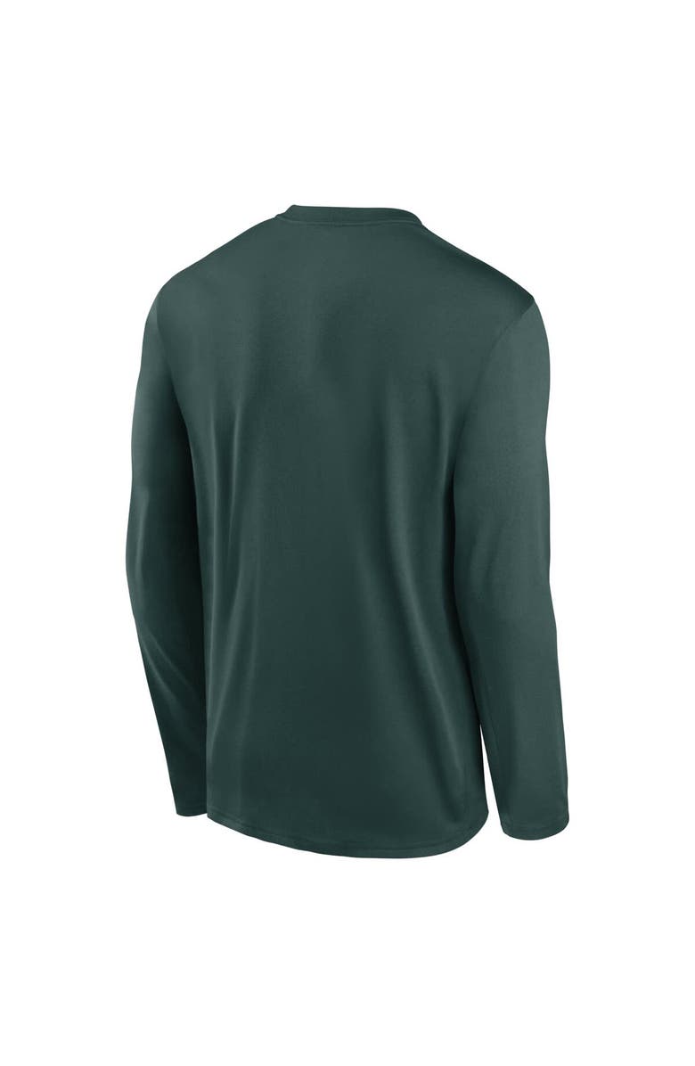 Nike Men's Nike  Green Michigan State Spartans Primetime Two-Hit Legend Dri-FIT Long Sleeve T-Shirt, Alternate, color, Green