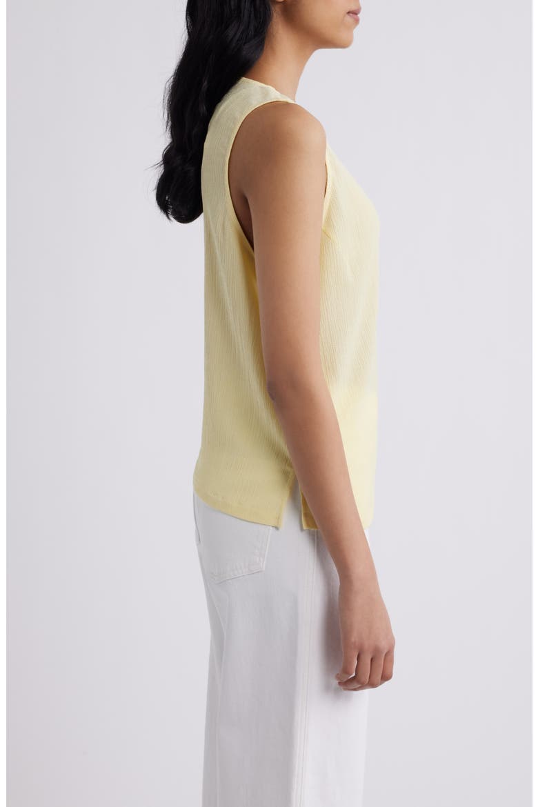 Crinkle A-Line Tank, Alternate, color, YELLOW