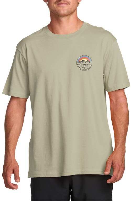 Billabong Rockies A/div Short Sleeve Graphic T-shirt In Green