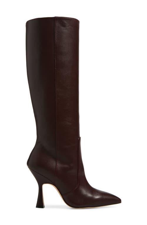 Stuart Weitzman Tuliana 85 Slouch Knee High Boot In Burgundy