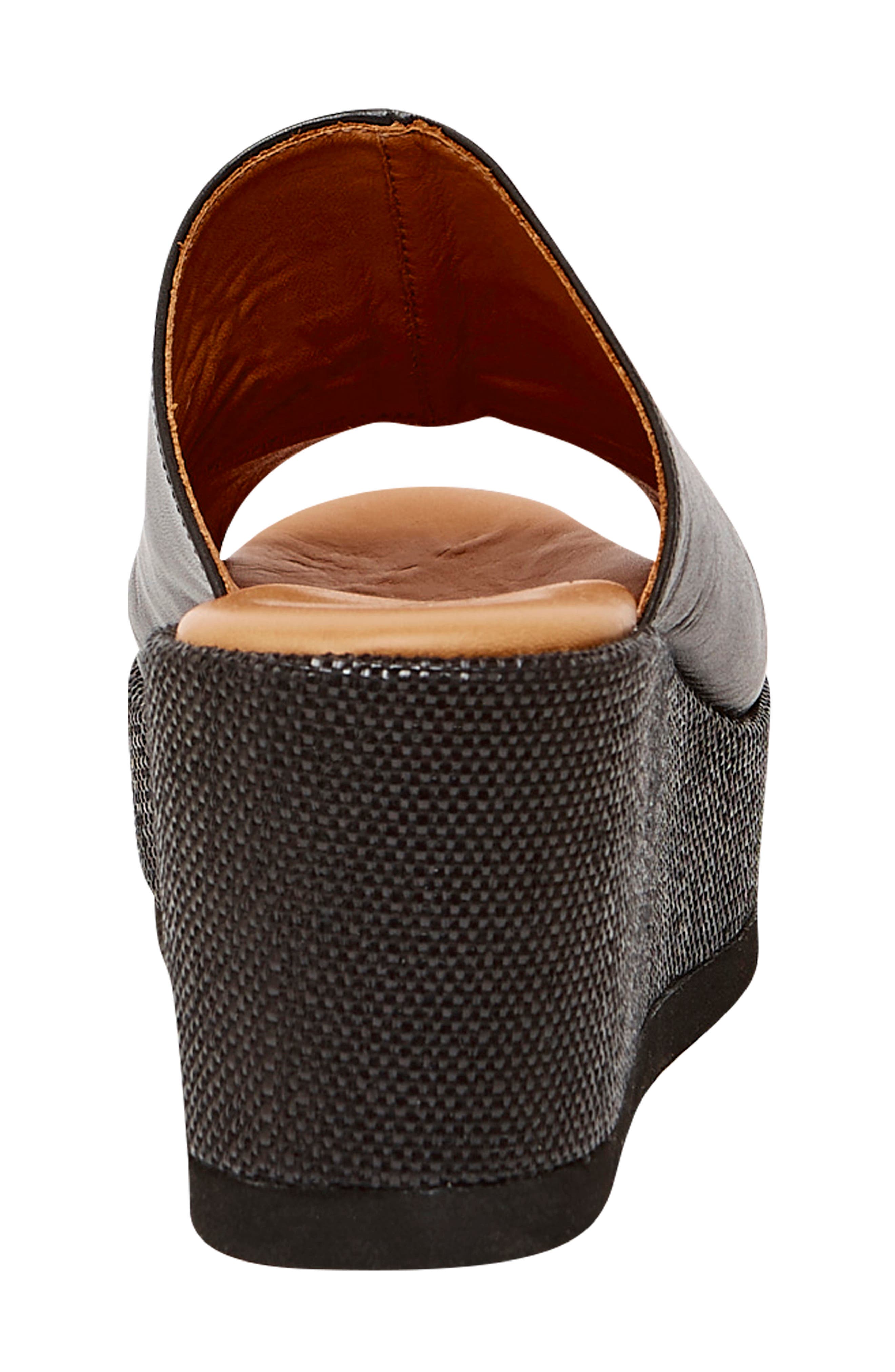 André Assous Clara Platform Wedge Slide Sandal, Alternate, color, 