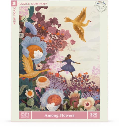 Among Flowers 500 Piece Puzzle