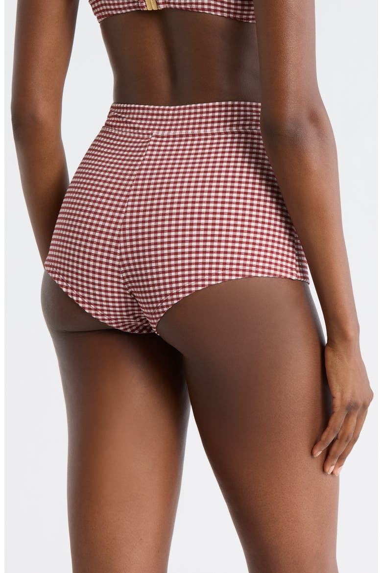 Retro Cheeky Swim Shorts, Alternate, color, COCO KISSES