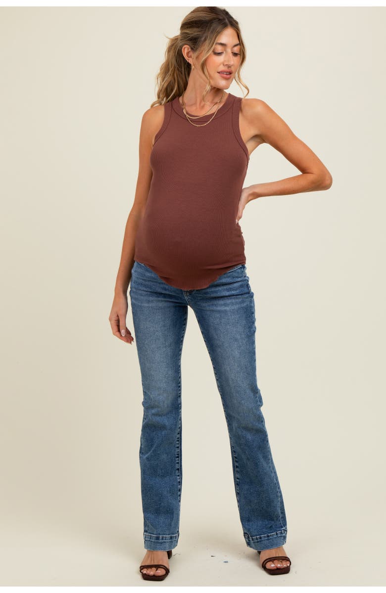 PinkBlush Wide Hem Maternity Bootcut Jeans, Main, color, 