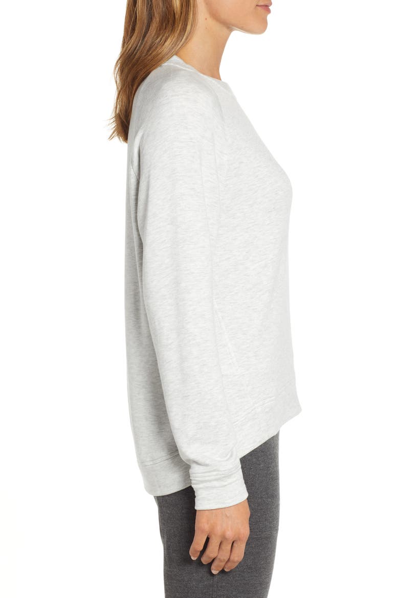 Signaturesoft Plush Sweatshirt, Alternate, color, SLEEK GREY HEATHER