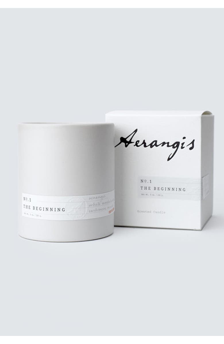 Aerangis No. 1 The Beginning Candle, Alternate, color, White