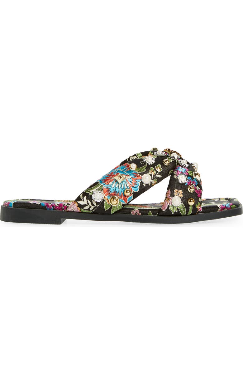 AZALEA WANG Ramsey Embellished Sandal, Alternate, color,