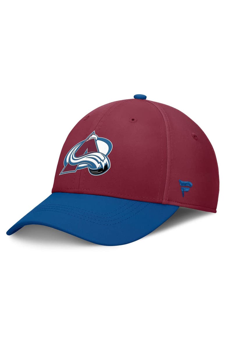 FANATICS Men's Fanatics Burgundy/Blue Colorado Avalanche Authentic Pro Rink Flex Hat, Alternate, color, 