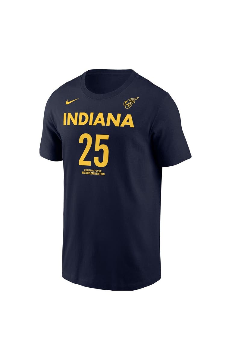 Nike Men's Nike DeWanna Bonner Navy Indiana Fever Explorer Edition Name & Number T-Shirt, Alternate, color, 