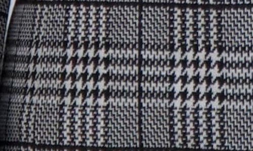 Ookie & Lala Houndstooth Plaid Zip Moto Jacket