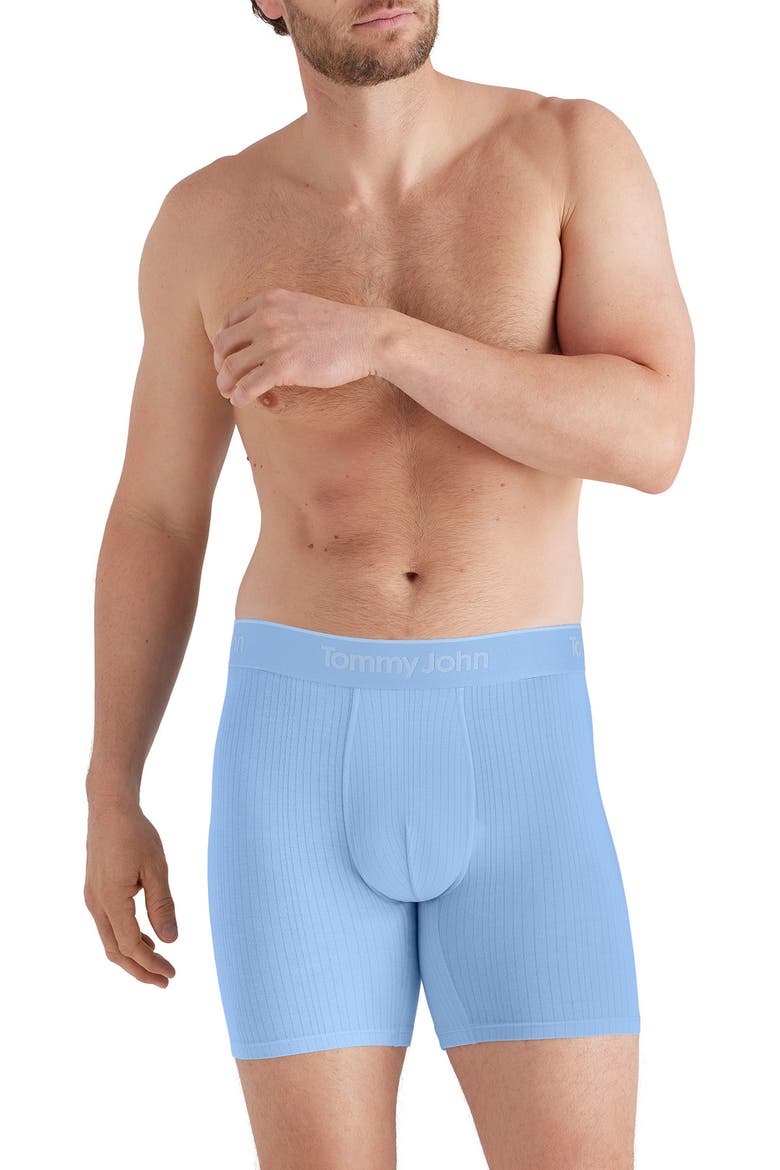3-Pack Second Skin Luxe Rib Boxer Briefs, Alternate, color, DRESS BLUE/BLU QURTZ/DUTCH CAN
