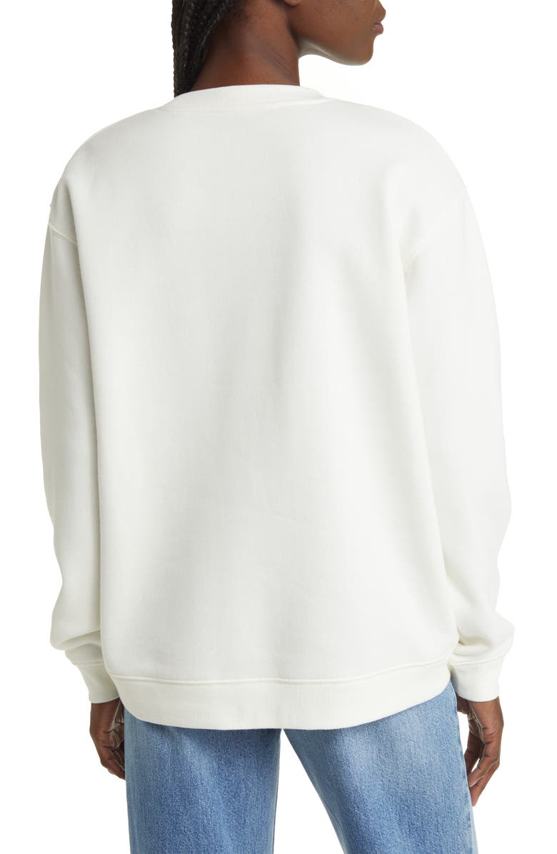 Vinyl Icons Paris Bouclé Patch Cotton Blend Sweatshirt, Alternate, color, 