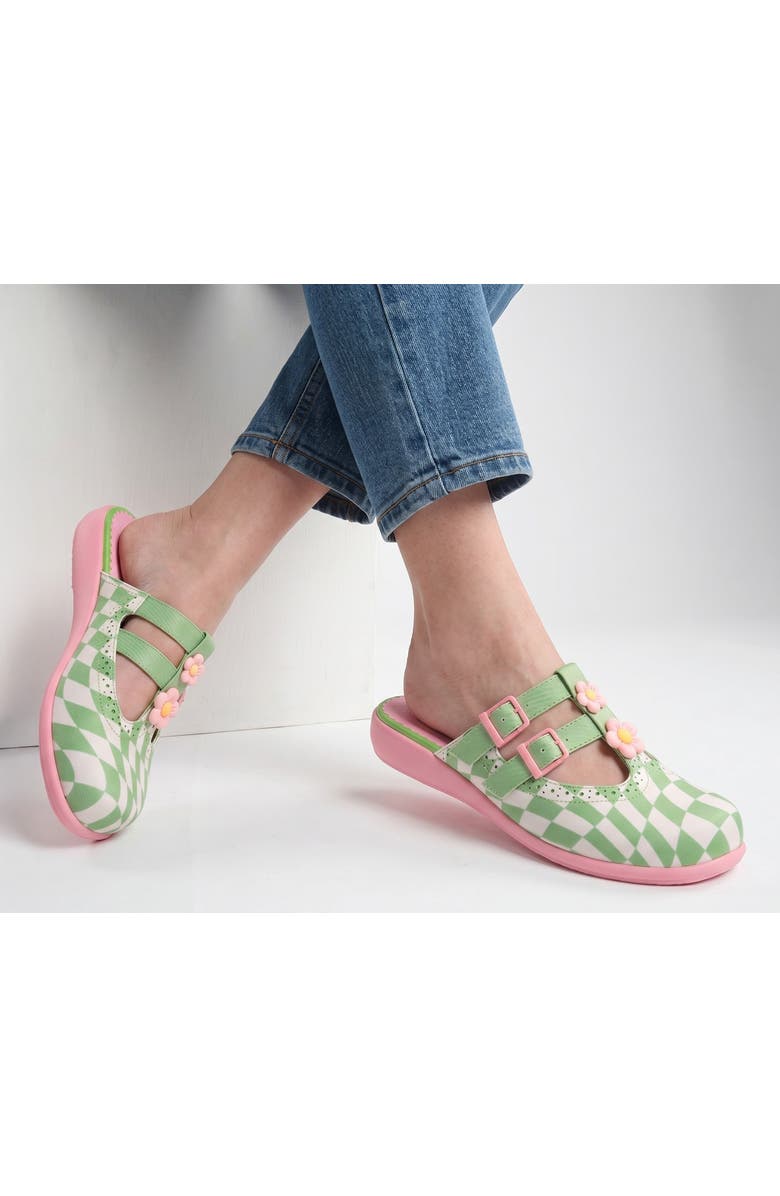 Hot Chocolate Design Shaken Squares Women's Mary Jane Clogs, Alternate, color, Shaken Squares