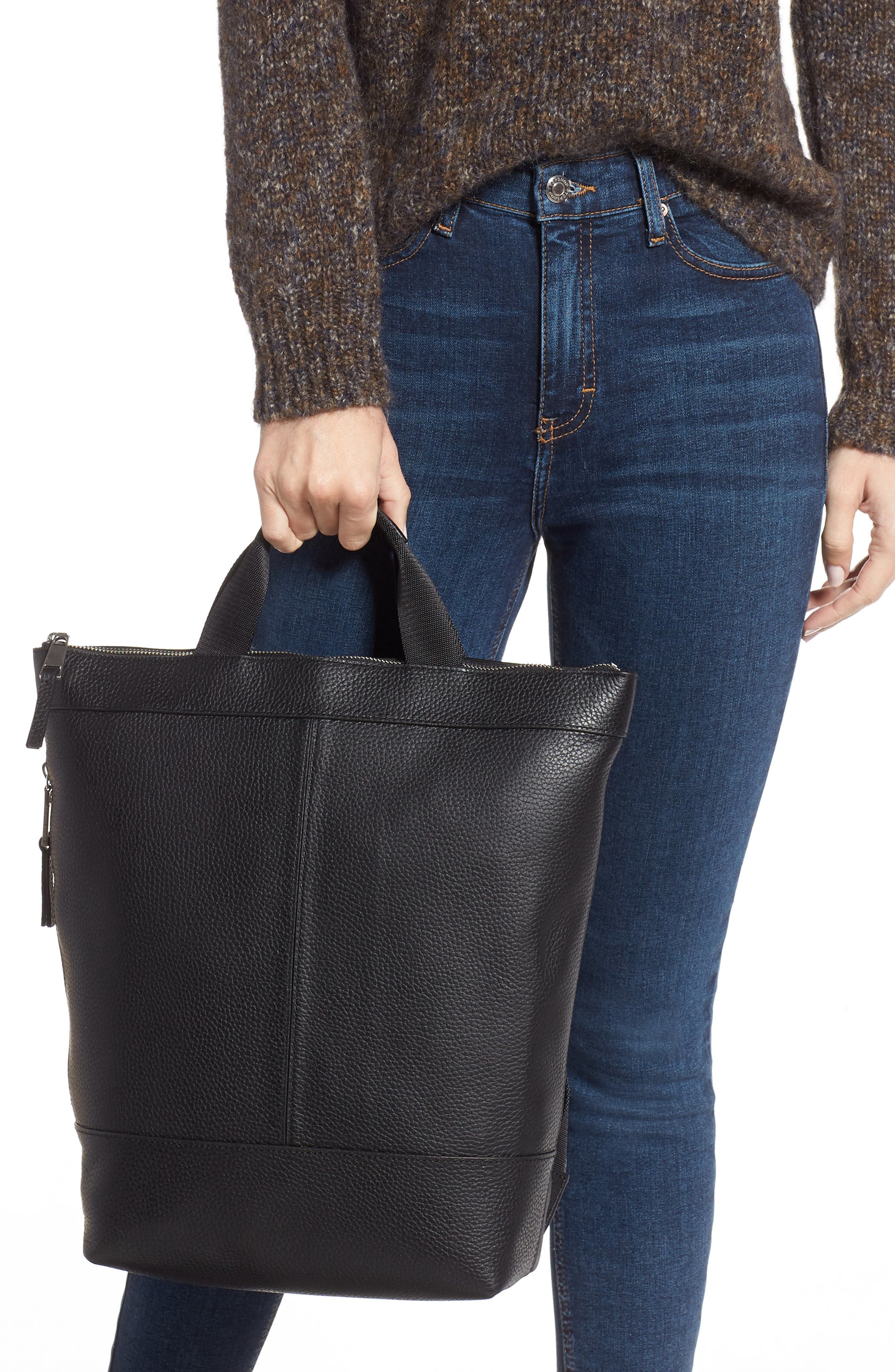 Treasure & Bond Nikki Leather Convertible Backpack, Alternate, color, 