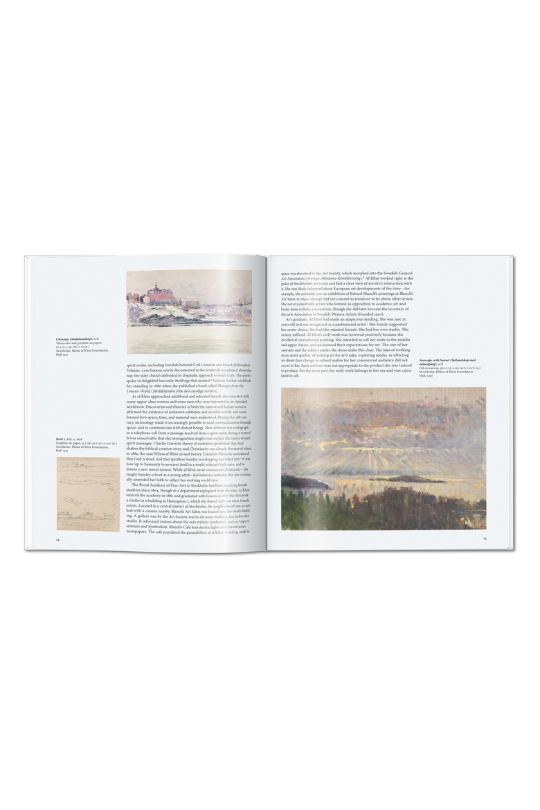 Hilma af Klint Book, Alternate, color, White