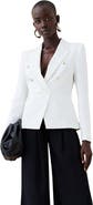 Karen Millen Tailored Button Military Blazer