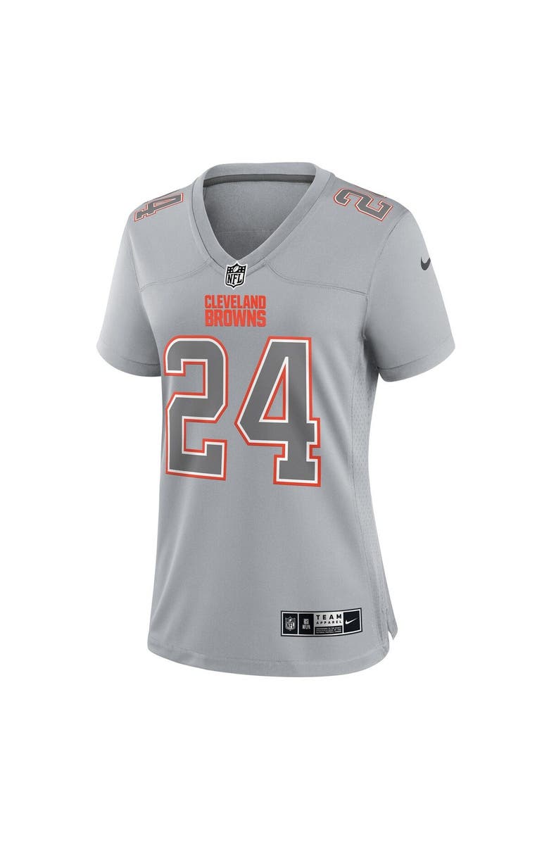 Nike Women's Nike Nick Chubb Gray Cleveland Browns Atmosphere Fashion Game Jersey, Alternate, color,