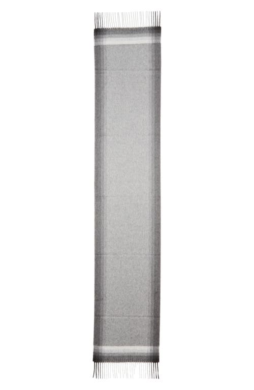 Andrew Stewart Ombré Cashmere Scarf In Gray