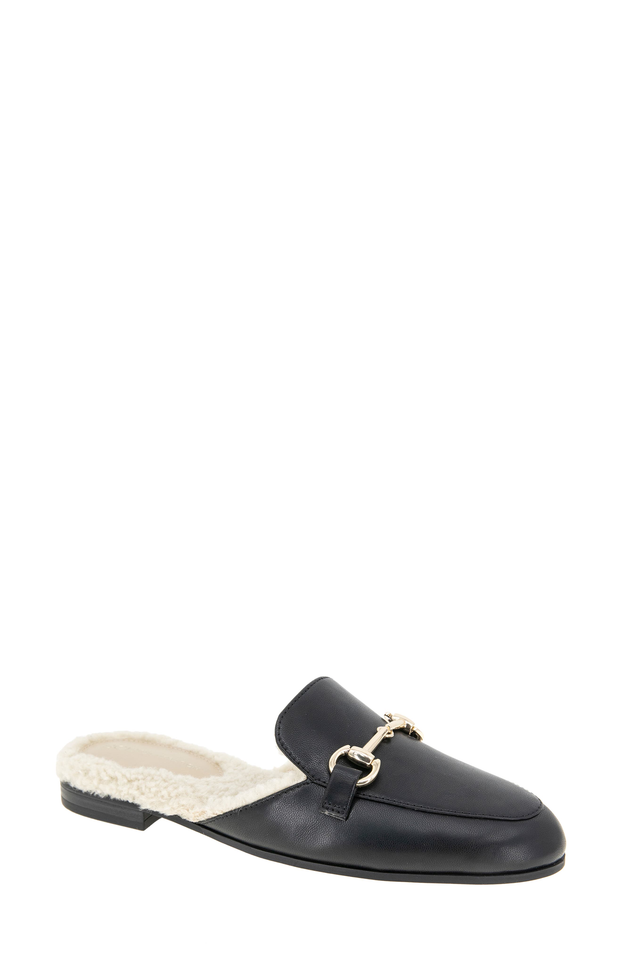 BCBGeneration Zorie 4 Faux Shearling Lined Bit Mule, Main, color, 