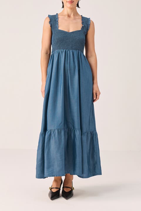 The Smocked Maxi Dress