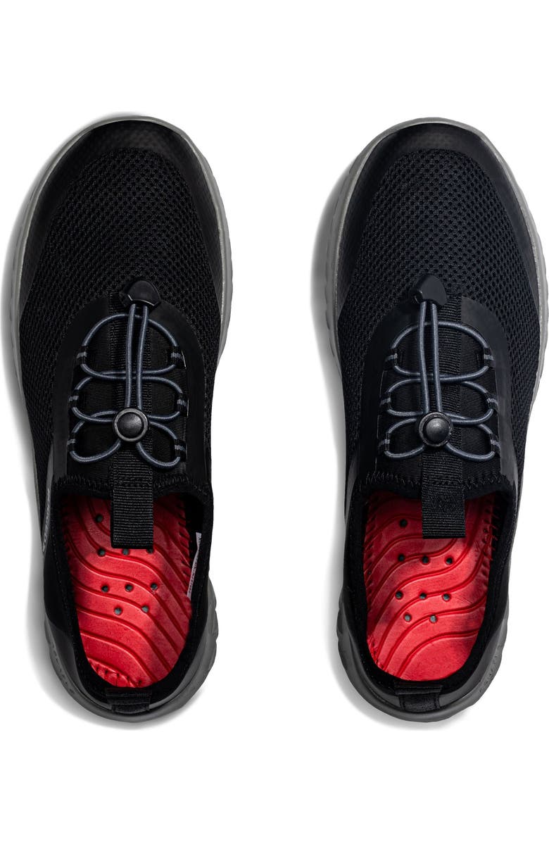 RUGGED SHARK Mens Cay Water Shoes, Alternate, color, Black