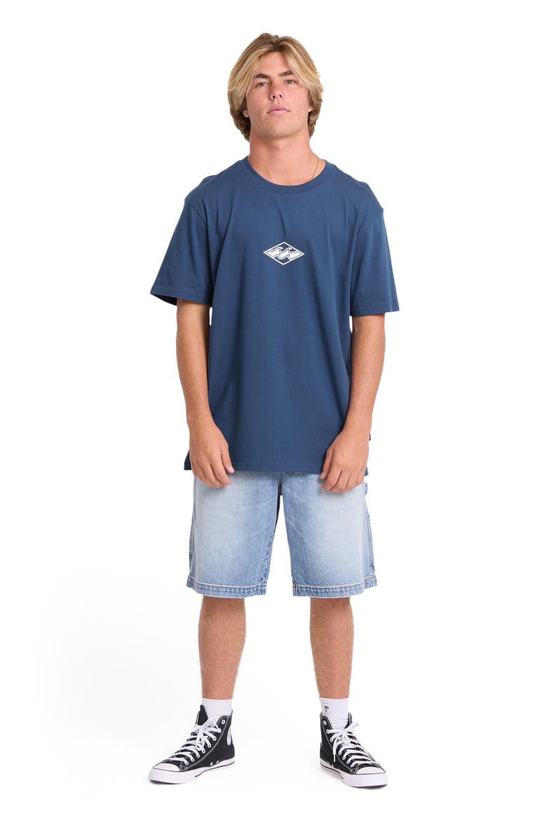 Mainstay Premium Graphic T-Shirt, Alternate, color, DARK DENIM