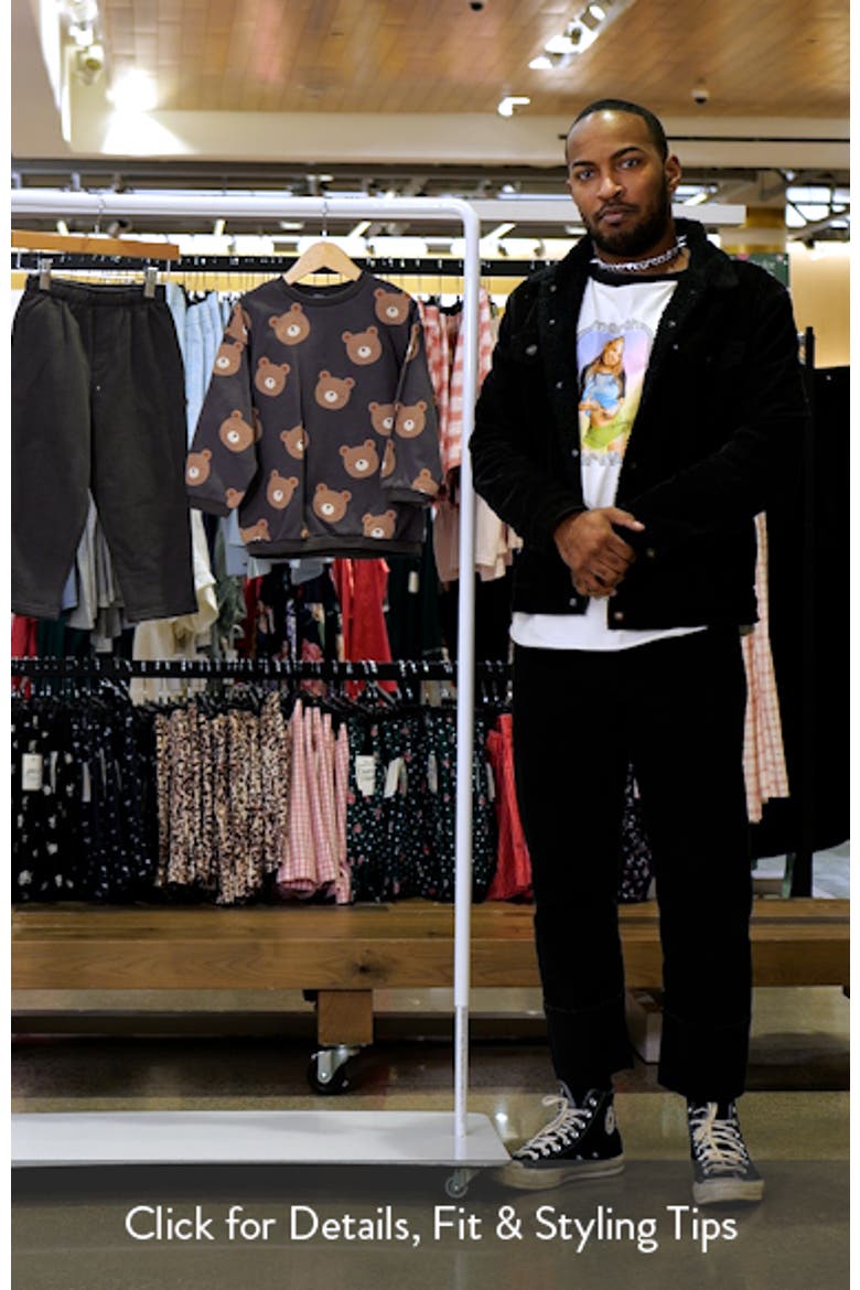 Bear Print Sweatshirt & Joggers Set video