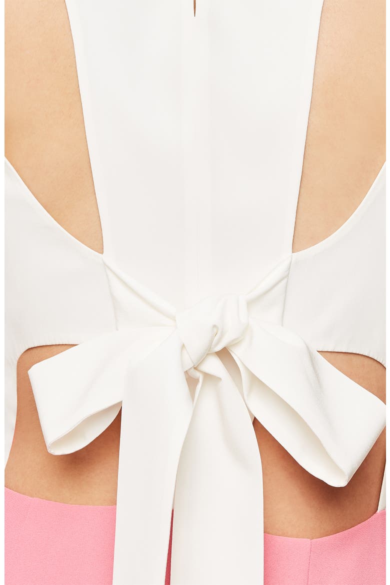 Cheyenne Bow Back Dress, Alternate, color, PINK