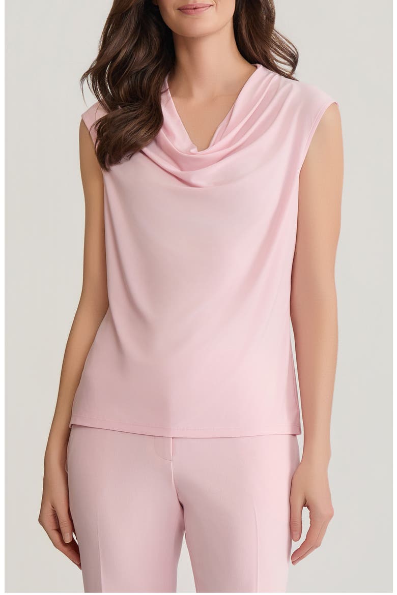 Cowl Neck Cap Sleeve Knit Top, Main, color, TUTU PINK