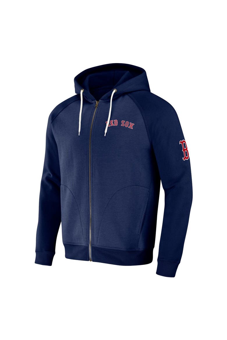 Men's Darius Rucker Collection by Fanatics  Navy Boston Red Sox Raglan Full-Zip Hoodie, Alternate, color, Navy