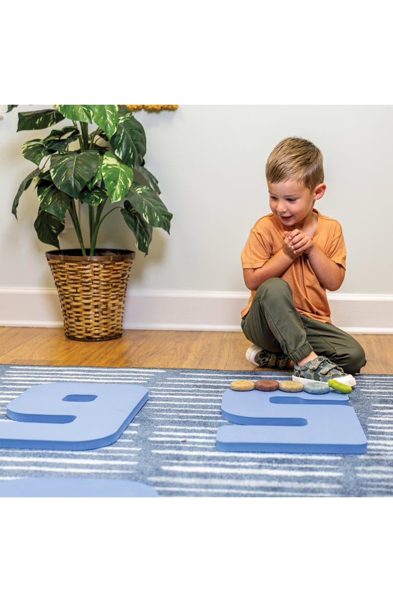 Kaplan Early Learning Company Jumbo Foam Numbers 0-9, Alternate, color, Blue