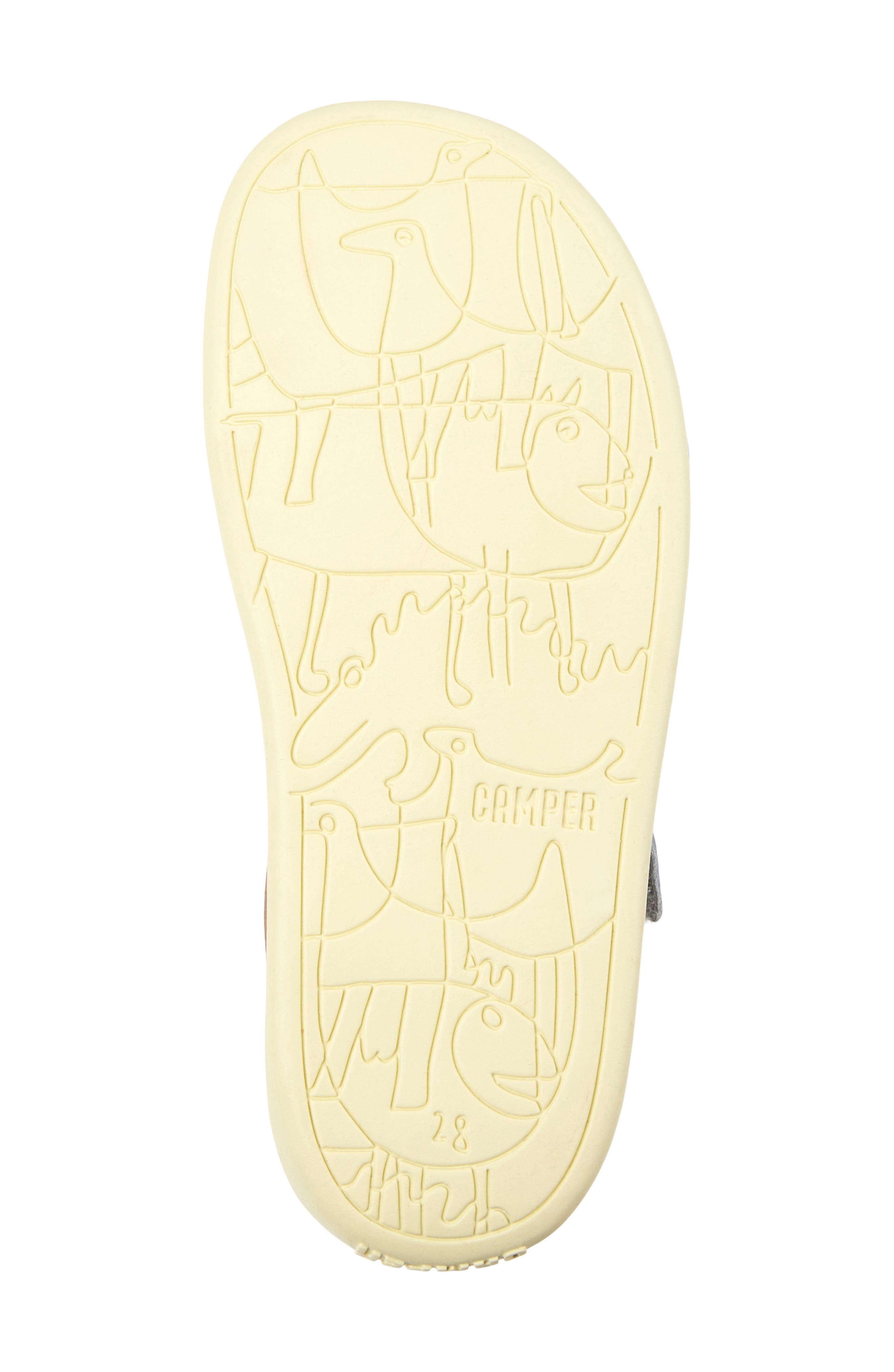 Camper Kids' Bicho Twins Mismatch Sandal, Alternate, color, Medium Gray