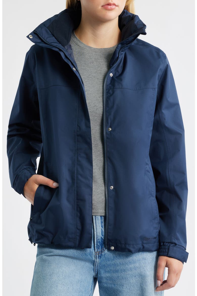 W Aden Waterproof & Windproof Hooded Jacket, Alternate, color, NAVY