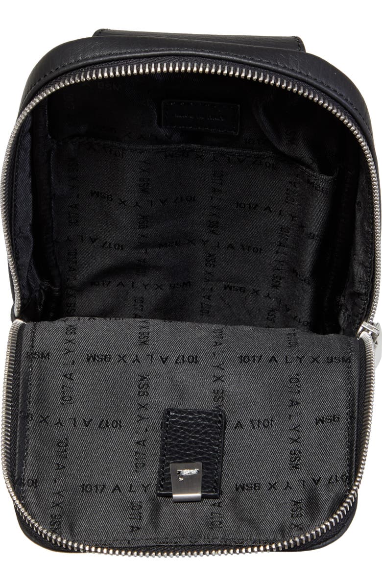 1017 ALYX 9SM Leather & Nylon Crossbody Bag, Alternate, color,
