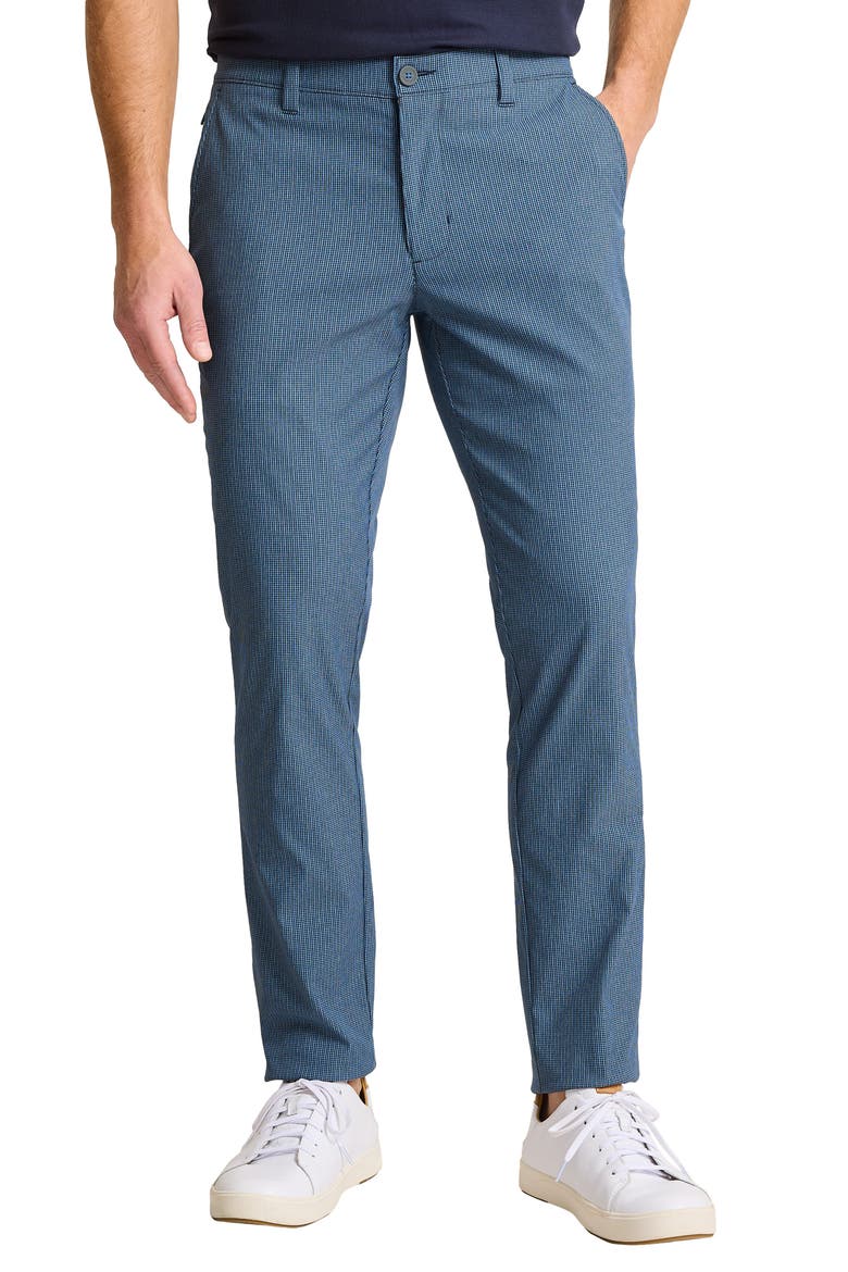Barbados Pro Vista Check Flat Front IslandZone® Pants, Main, color, STARRY NIGHT
