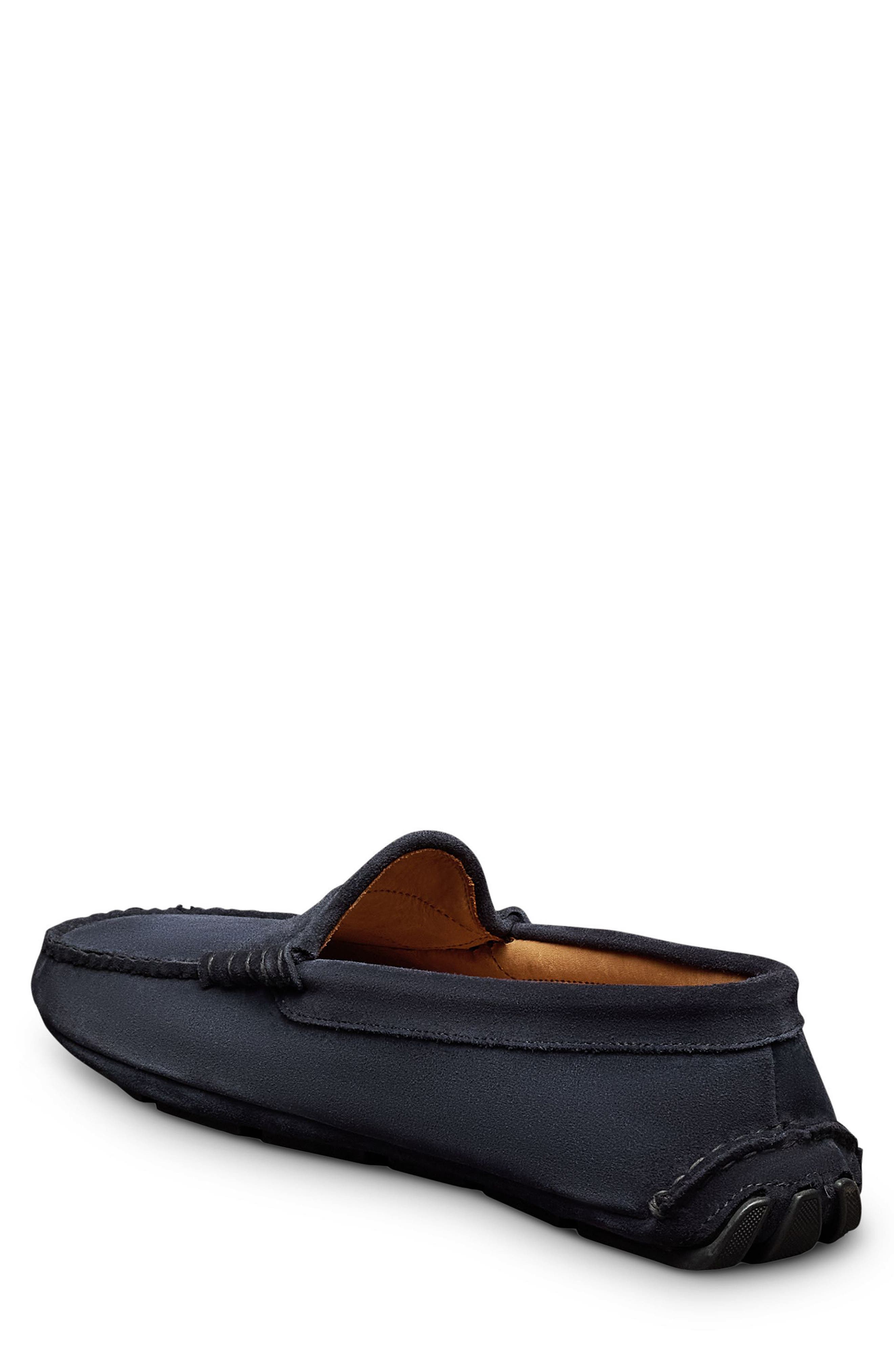 Apex Driving Loafer, Alternate, color, NAVY SUEDE