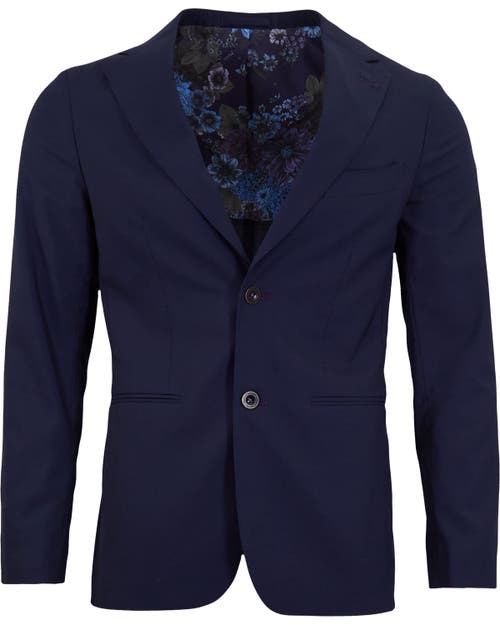 Lords Of Harlech Judd Half Lined Tailored Wool Blazer In Multi