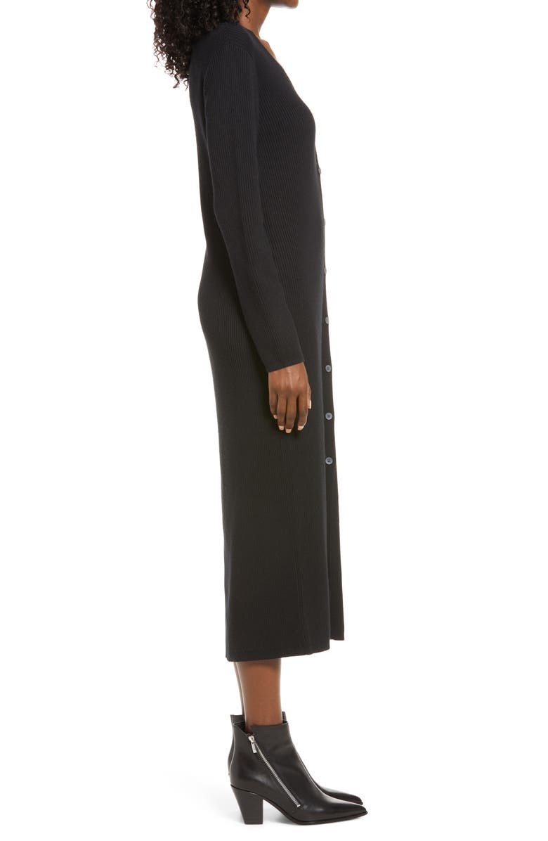 Treasure & Bond Long Sleeve Midi Sweater Dress, Alternate, color, 