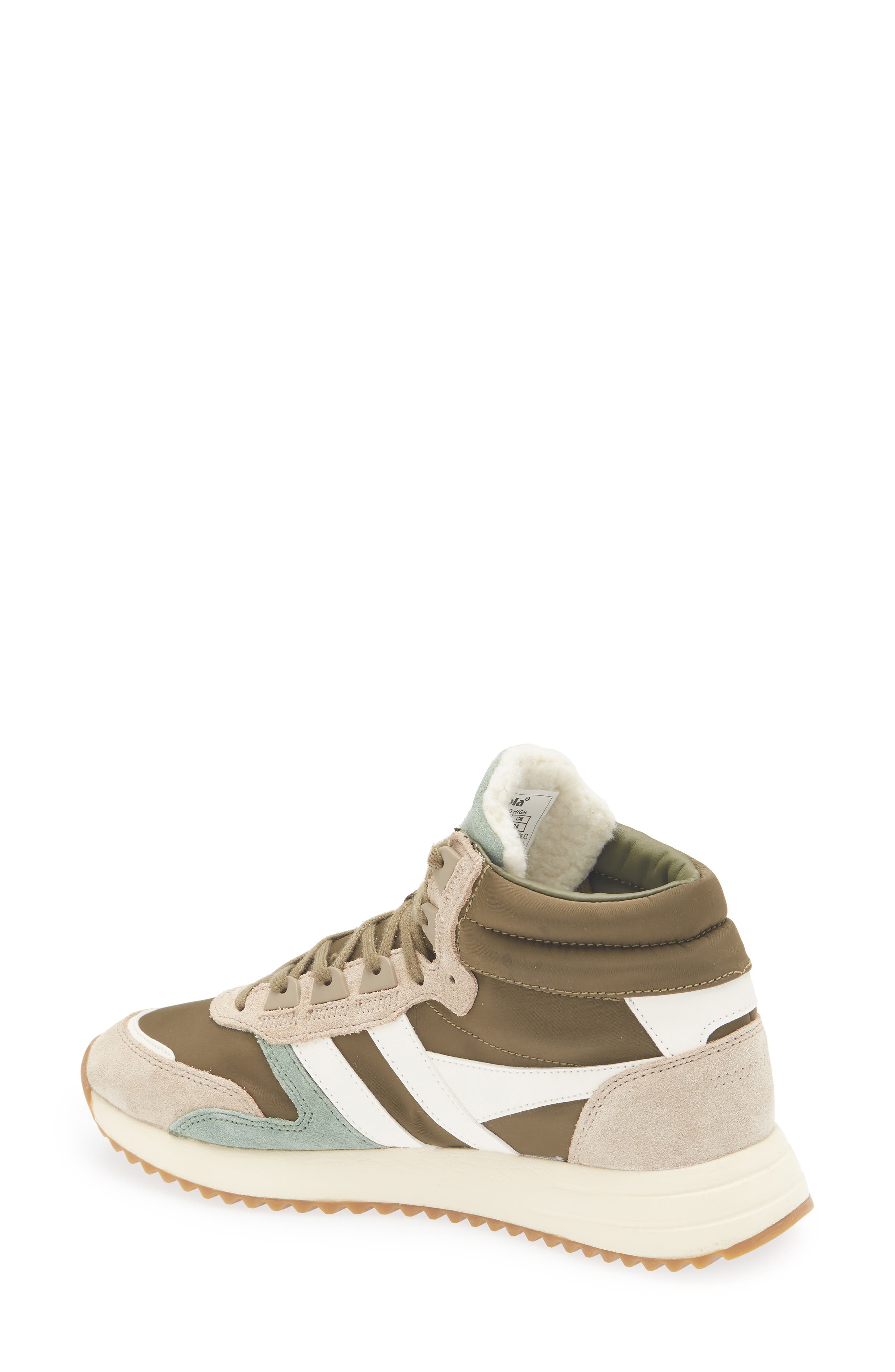 Gola Chicago High Top Sneaker, Alternate, color, Khaki/ Cappuccino/ Off White
