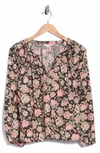 Floral Henley