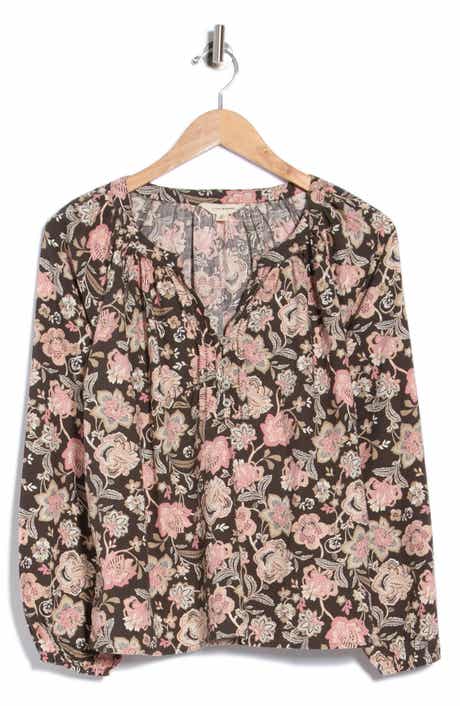 Floral Henley