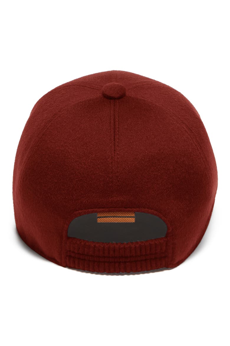 Oasi Cashmere Baseball Cap, Alternate, color, RED