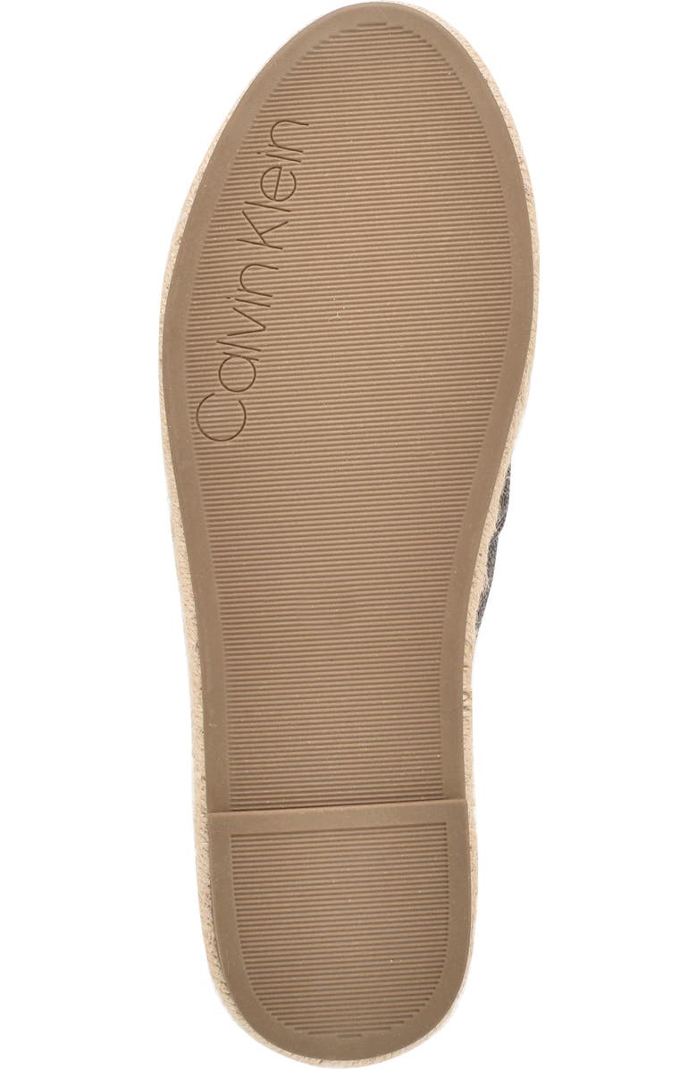 Calvin Klein Popular Espadrille Flat, Alternate, color, Brown