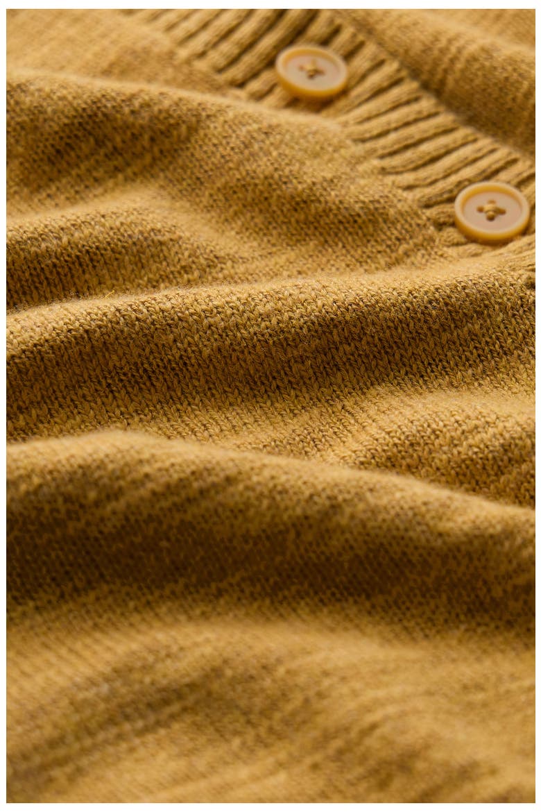 Pentire Steps Organic Cotton & Linen Cardigan, Alternate, color, KNIT MELANGE TANSY