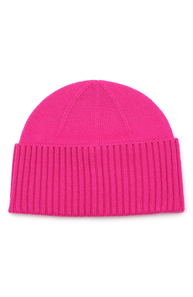 Kate Spade New York bow accent beanie, Alternate, color, Marker Pink