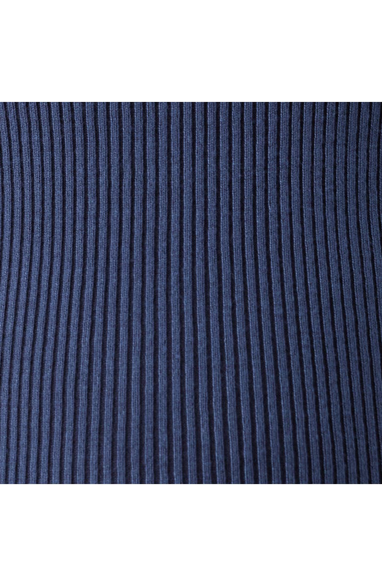 Ripe Maternity Noa Rib Knit Nursing Dress, Alternate, color, Indigo / Navy