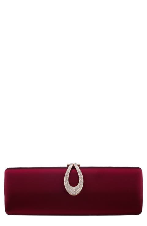 Rumi Crystal Ring Frame Clutch